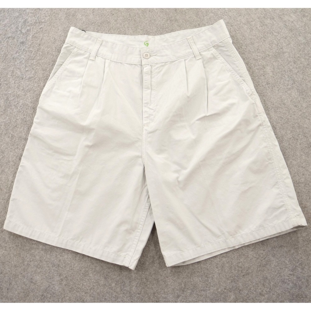 Carhartt Shorts Mens 32 Gray Colston Loose Fit Pleated Front Bermuda 8" New